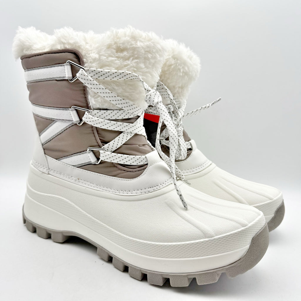 Storm by Cougar Womens Fresno Snow Boots US 11 EU 42.5 White Waterproof NIB