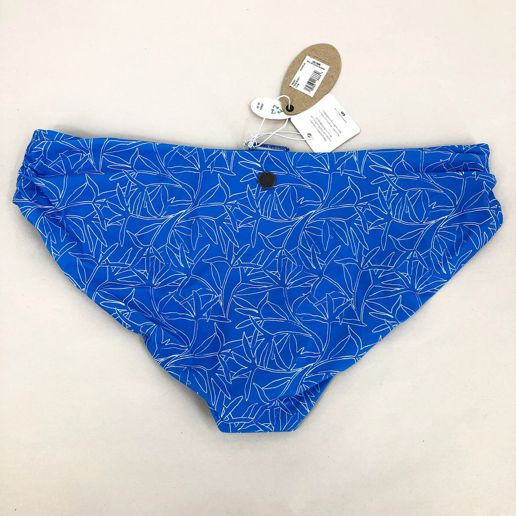 PRANA Women's Marta Bikini Bottoms XS Blue Print Floret Hipster Swim NWT