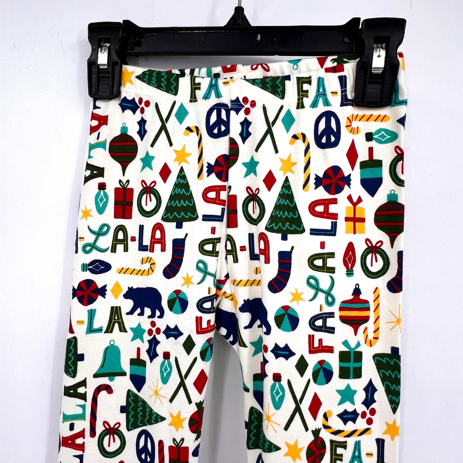 HATLEY Boy's Falala Pajama Set Size 5 Blue Printed Long Sleeve Holiday NWT