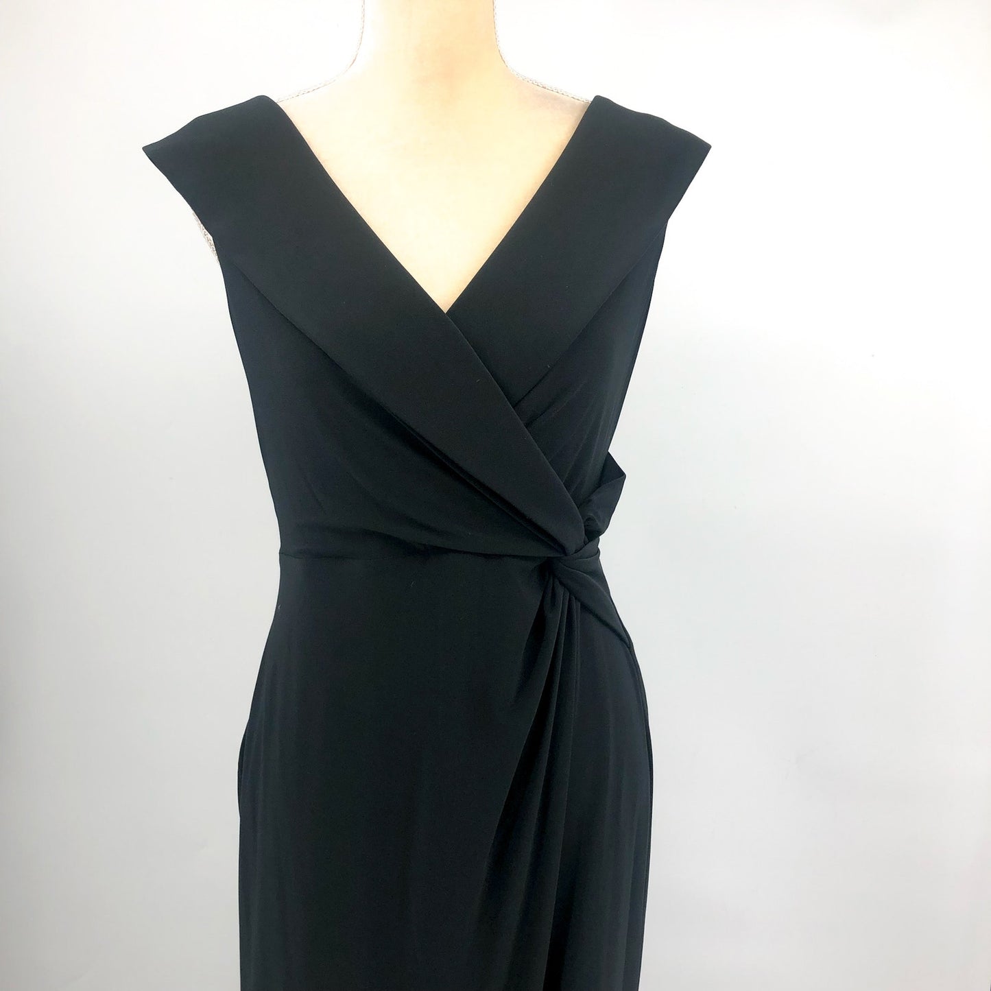 LAUREN RALPH LAUREN Women's Jersey Off-the-Shoulder Gown Size 8 Black NWT