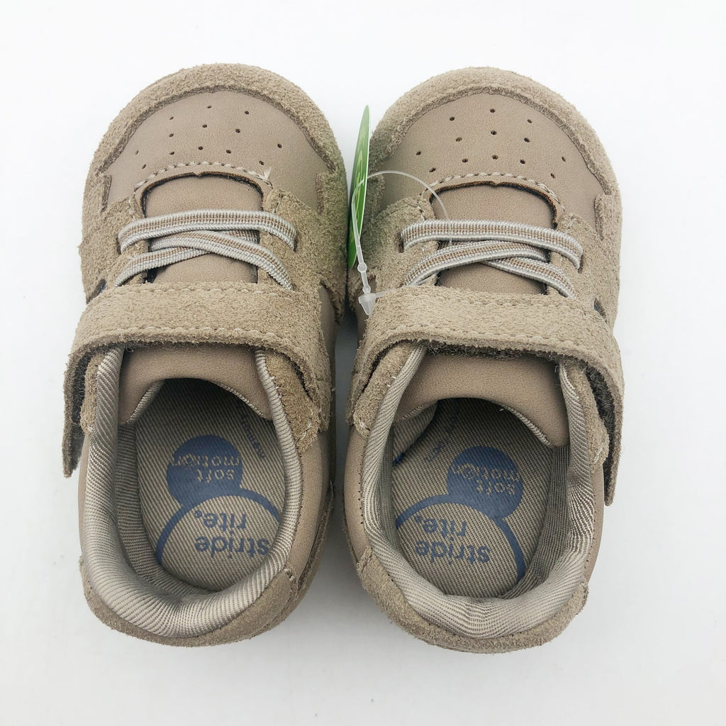 Stride Rite Boys SM Waverly Baby - Toddler Shoes Size 4 WIDE Walnut Brown NIB