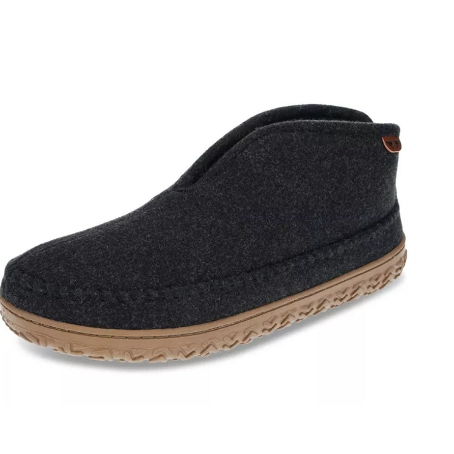 Dockers Mens Rugged Slip-On Slipper Boots US 10 Grey Wool Round Toe NIB