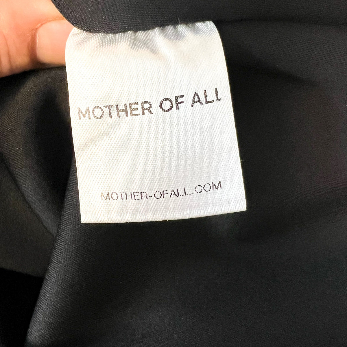 MOTHER OF ALL Women's Sydney Midi Dress Medium Black Cut Out Long Sleeve NWT