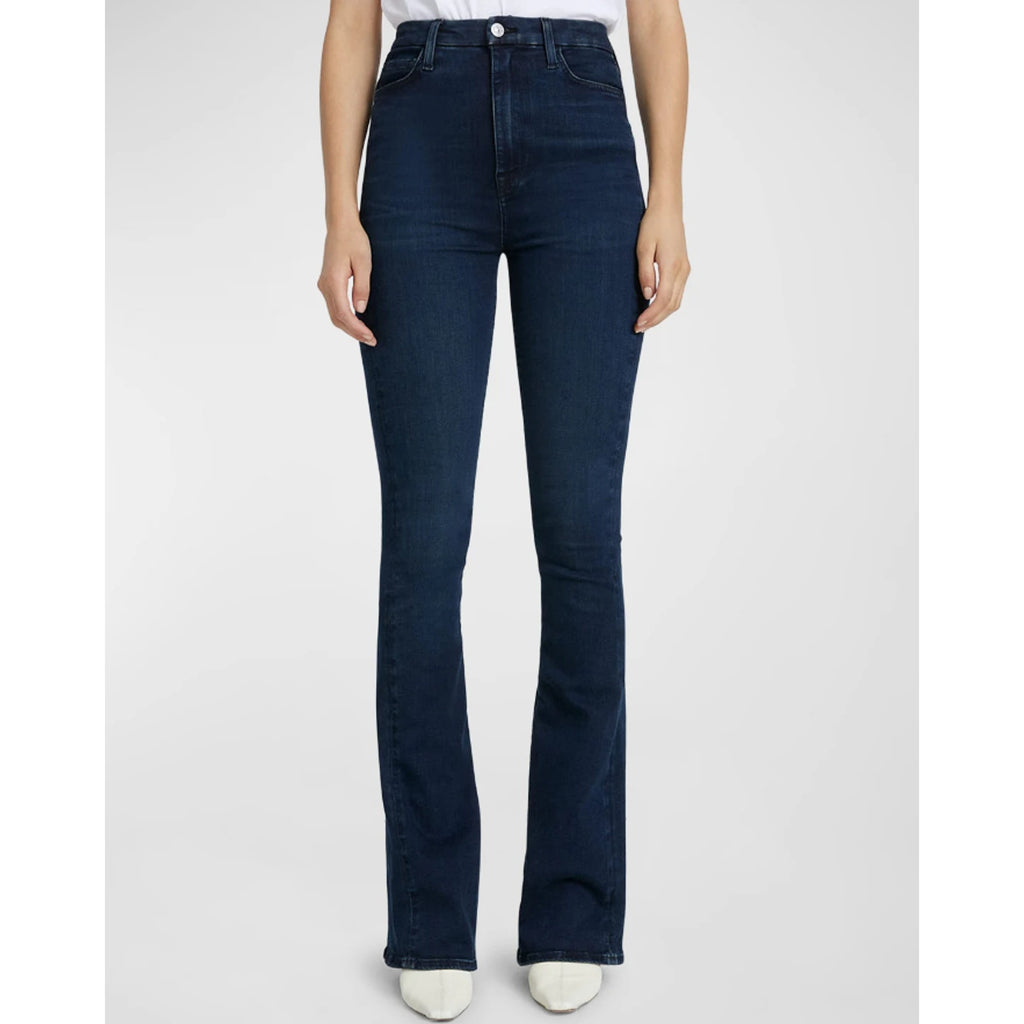 7 FOR ALL MANKIND Skinny Bootcut Jeans Size 26 US 2 Dark Blue Ultra High NWT