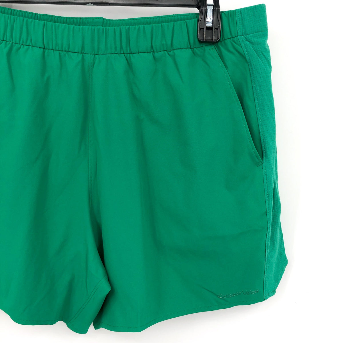 OUTDOOR VOICES Mens High Stride 5" Athletic Shorts XXL Ivy Green Lightweight NWT