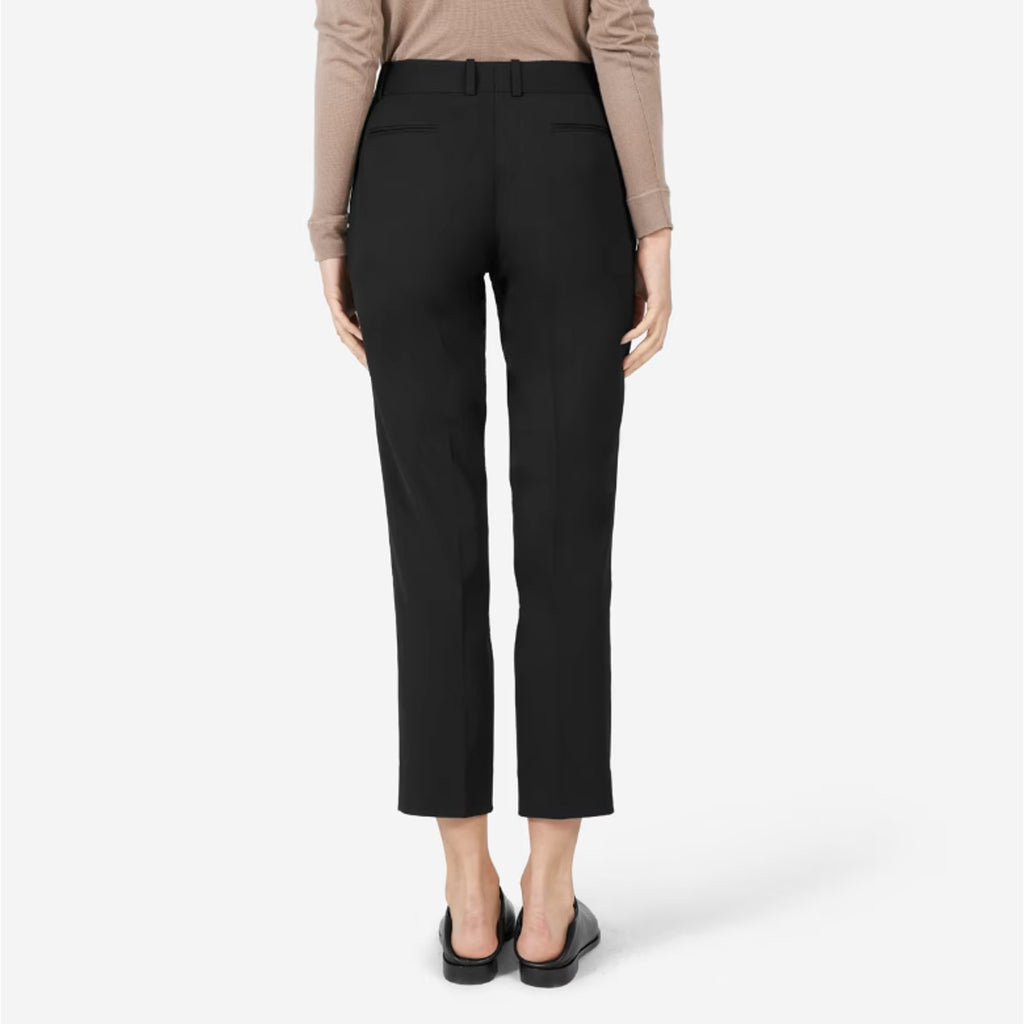 EVERLANE Women's The Italian GoWeave Crop Trouser Pants Size 2 Black NWT
