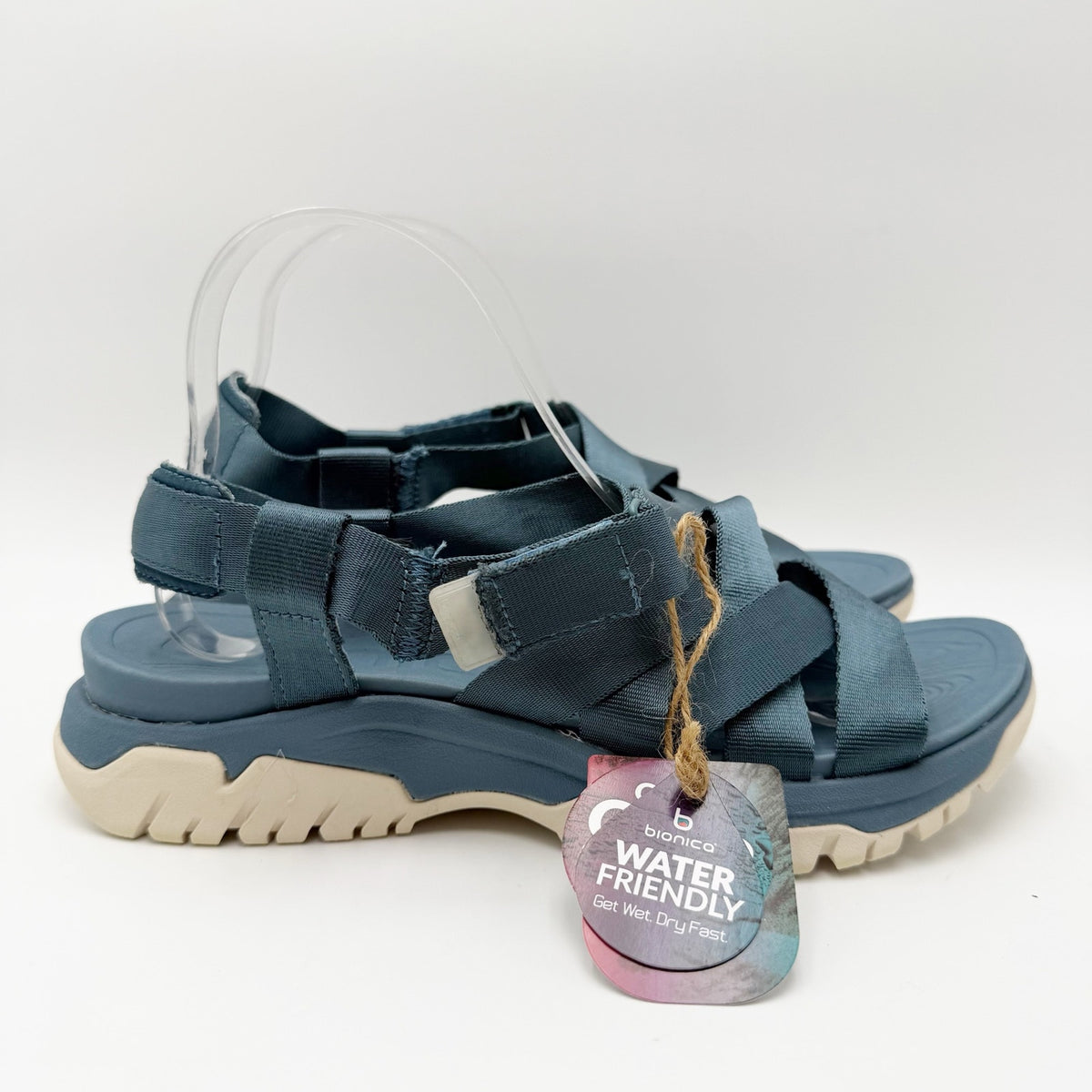 Bionica Womens Nala Sport Sandals Size 10 M EU 42 Blue Waterproof NIB