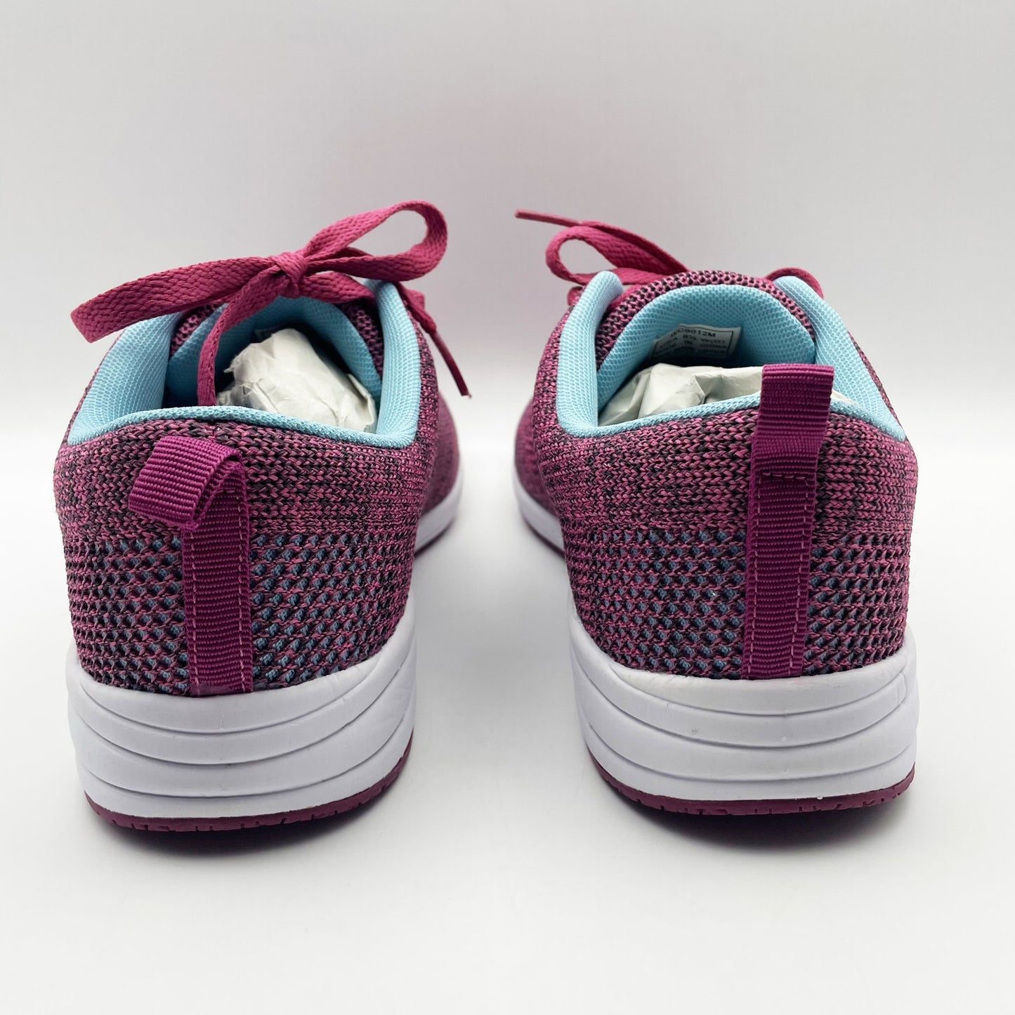 Propet Womens Washable Walker Evolution Sneaker US 8.5 Wide EU 39 Blue Pink NIB