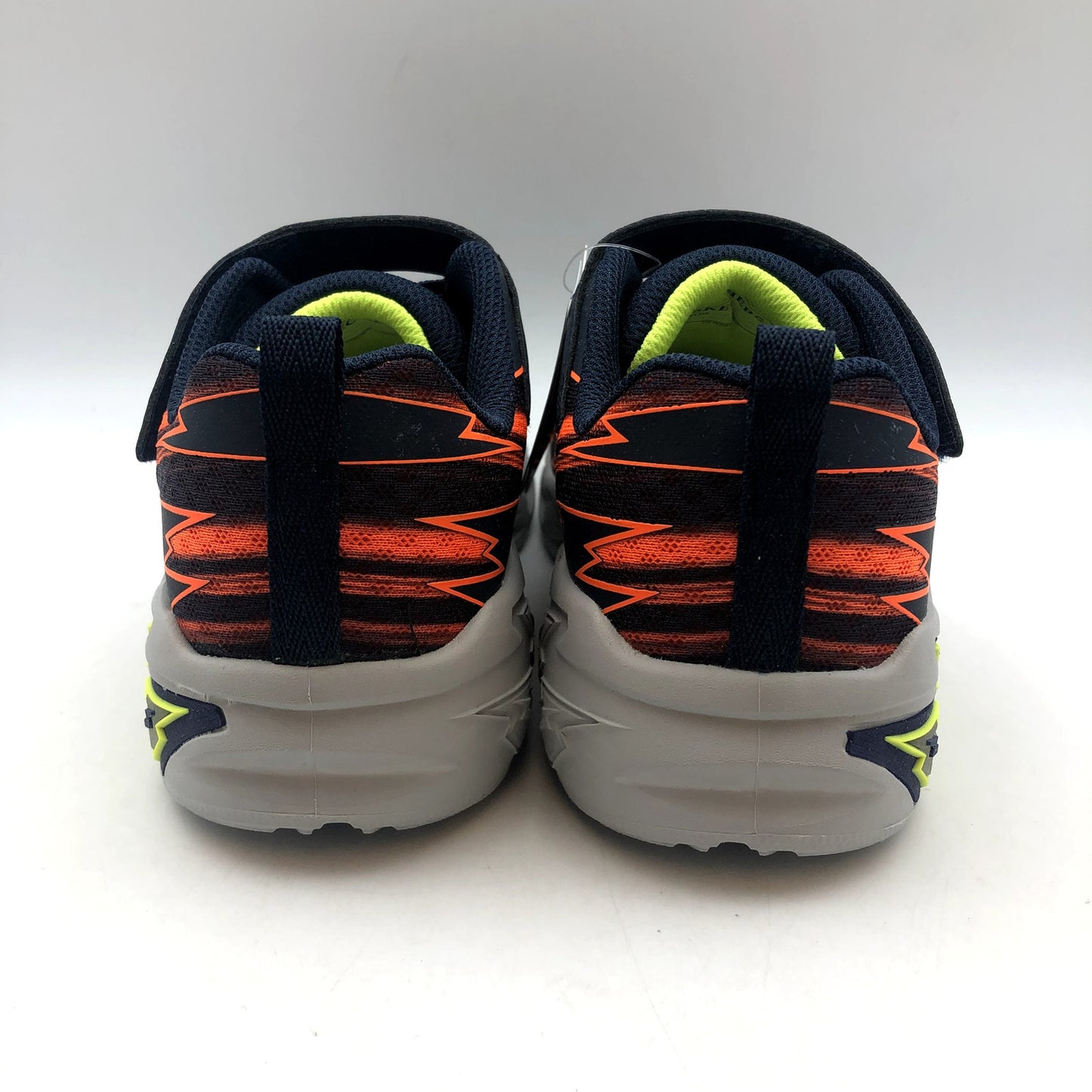 SKECHERS Boys Light Storm 2.0 Sneakers Bolt Brights Size 11 Orange Green NIB