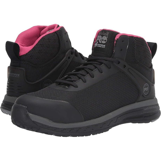 Timberland Pro Womens Drivetrain Composite Toe Mid Work Shoe US 7.5 Black SR NIB