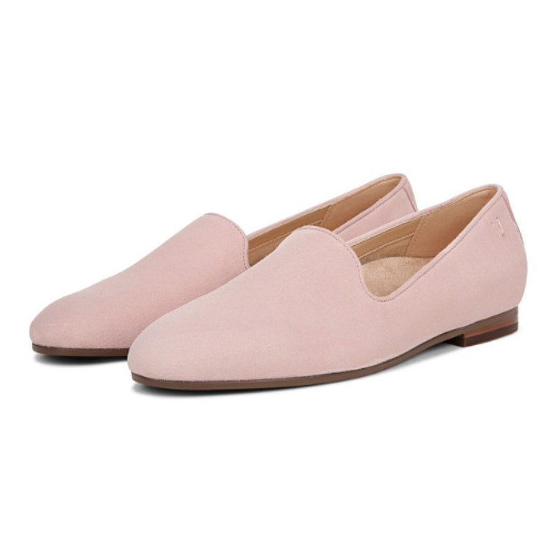 Vionic Womens Willa ll Flat Loafers US 13 EU 45 Pink Suede Slip On NWOB