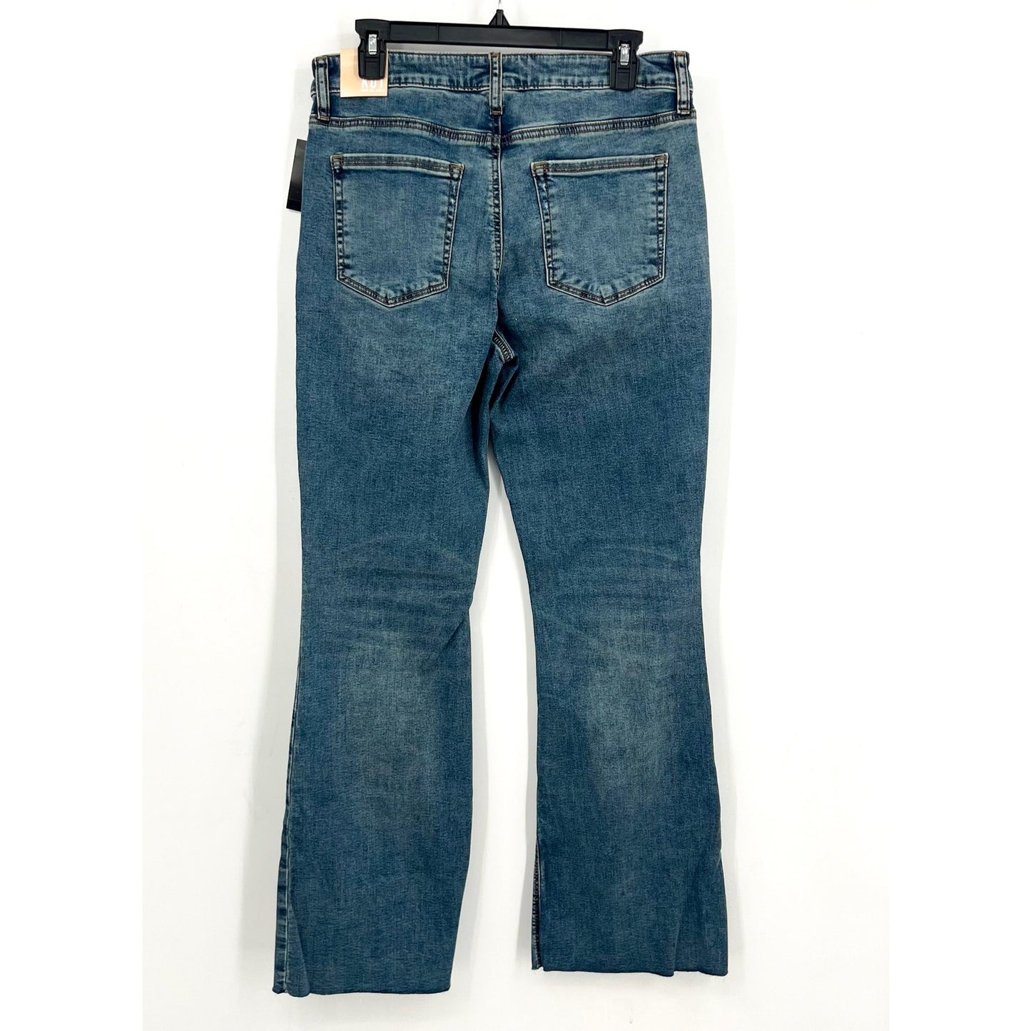 KUT FROM THE KLOTH Stella Flare Jeans US 10 Blue Debonairly High Rise Fab AB NWT