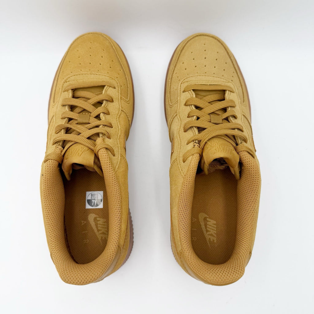 Nike AIR FORCE 1 LV8 3 Sneakers Youth 7 WOMENS 8.5 Wheat Brown Suede NWOB