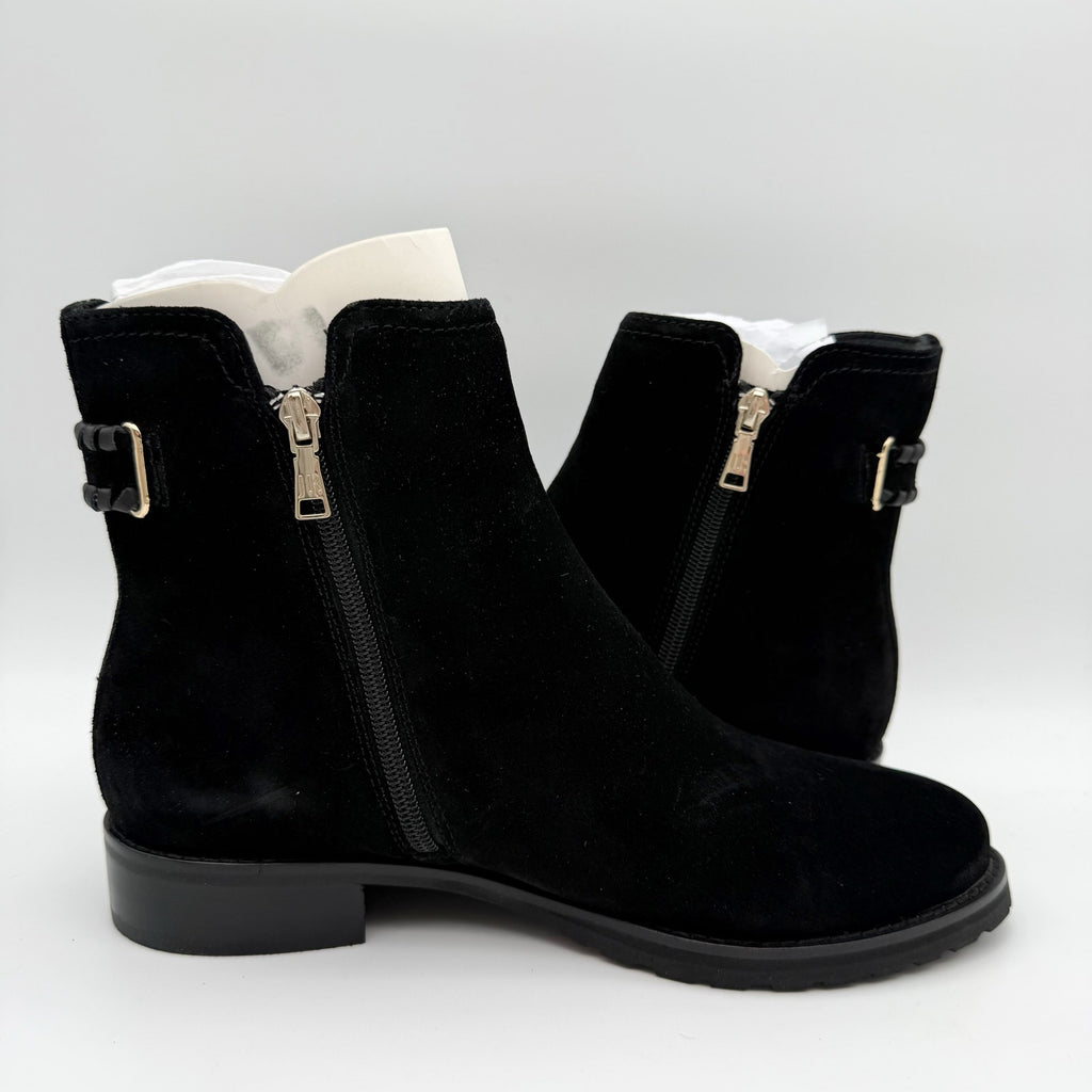 Jack Rogers Womens Newbury Ankle Booties US 9.5 M Black Suede NIB