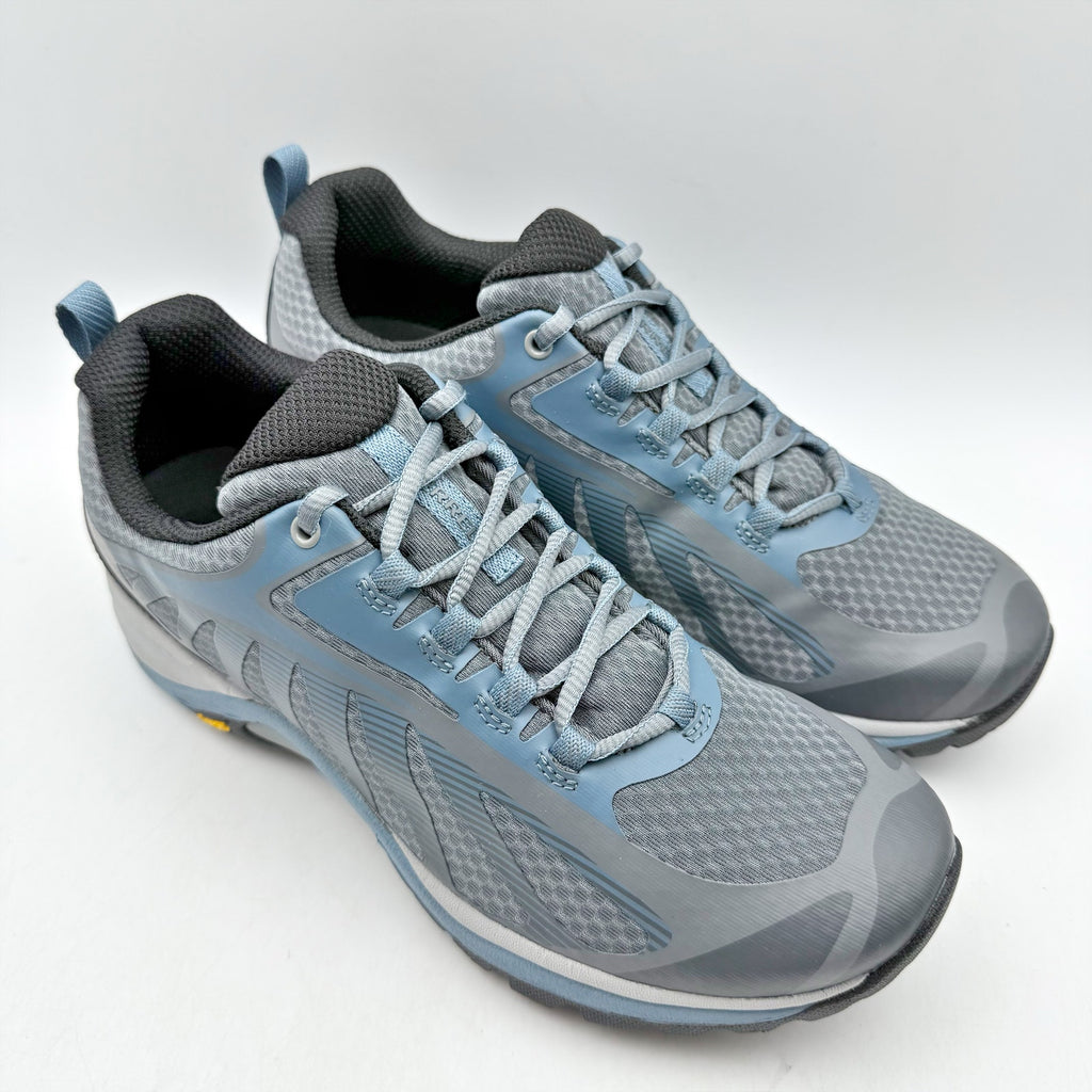 Merrell Womens Siren Edge 3 Hiking Shoes Size 7.5 WIDE Blue Grey Waterproof NWOB