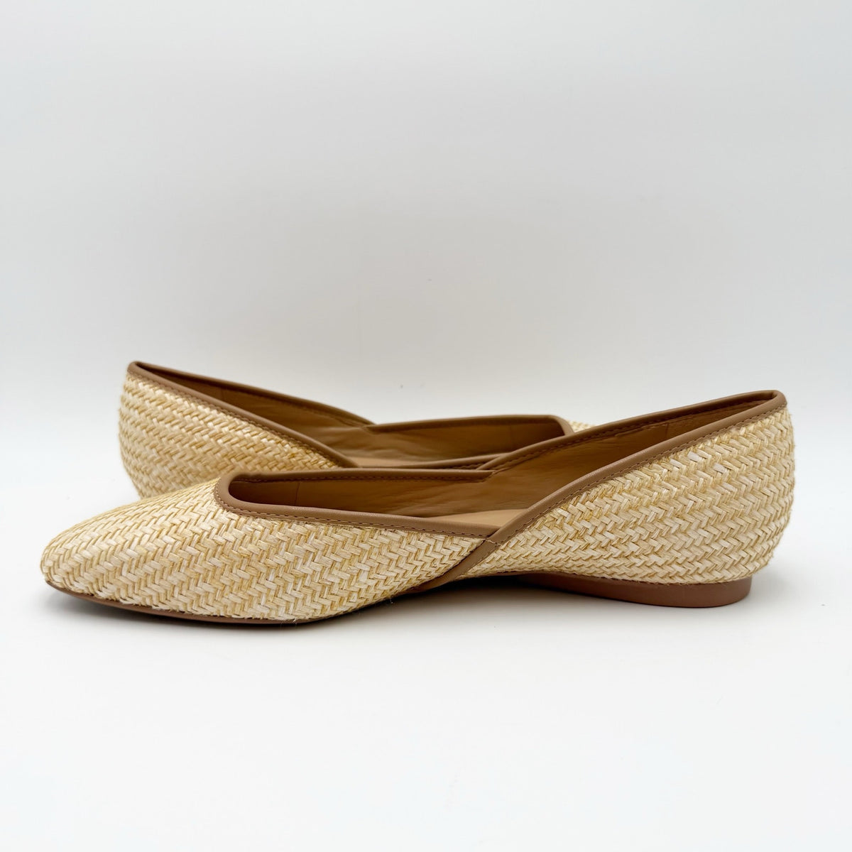 Naturalizer Womens Cody2 Skimmer Flats Size 10 Wide EU 41 Tan NIB