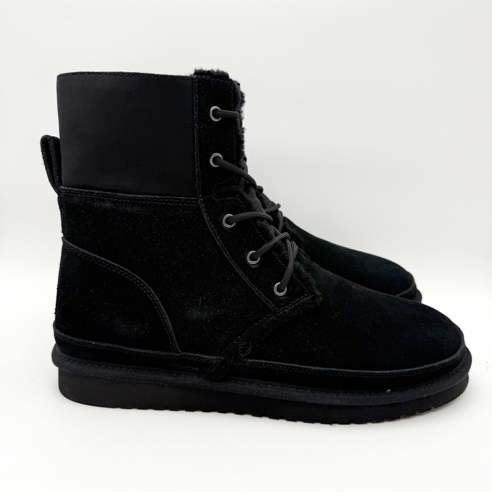 Koolaburra by UGG Womens Advay Tall Boot US 12 EU 43 Black Suede NWOB