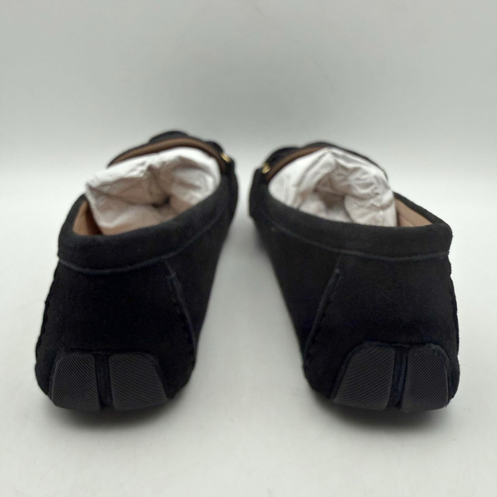 Cole Haan Womens Emmie Knot Driver Loafers US 8 B EU 38.5 Black Suede NIB