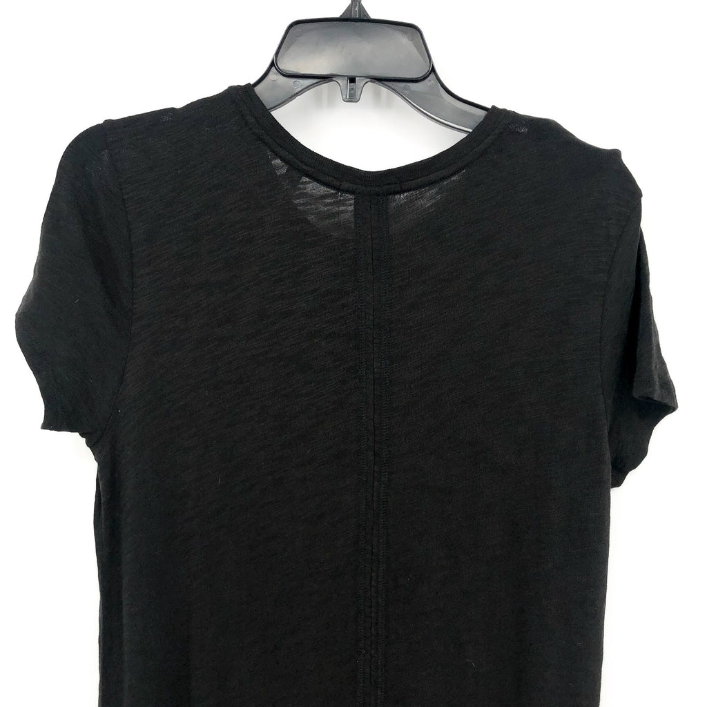 ATM ANTHONY THOMAS MELILLO Tee Midi Dress Small Black Crewneck Short Sleeve NWT