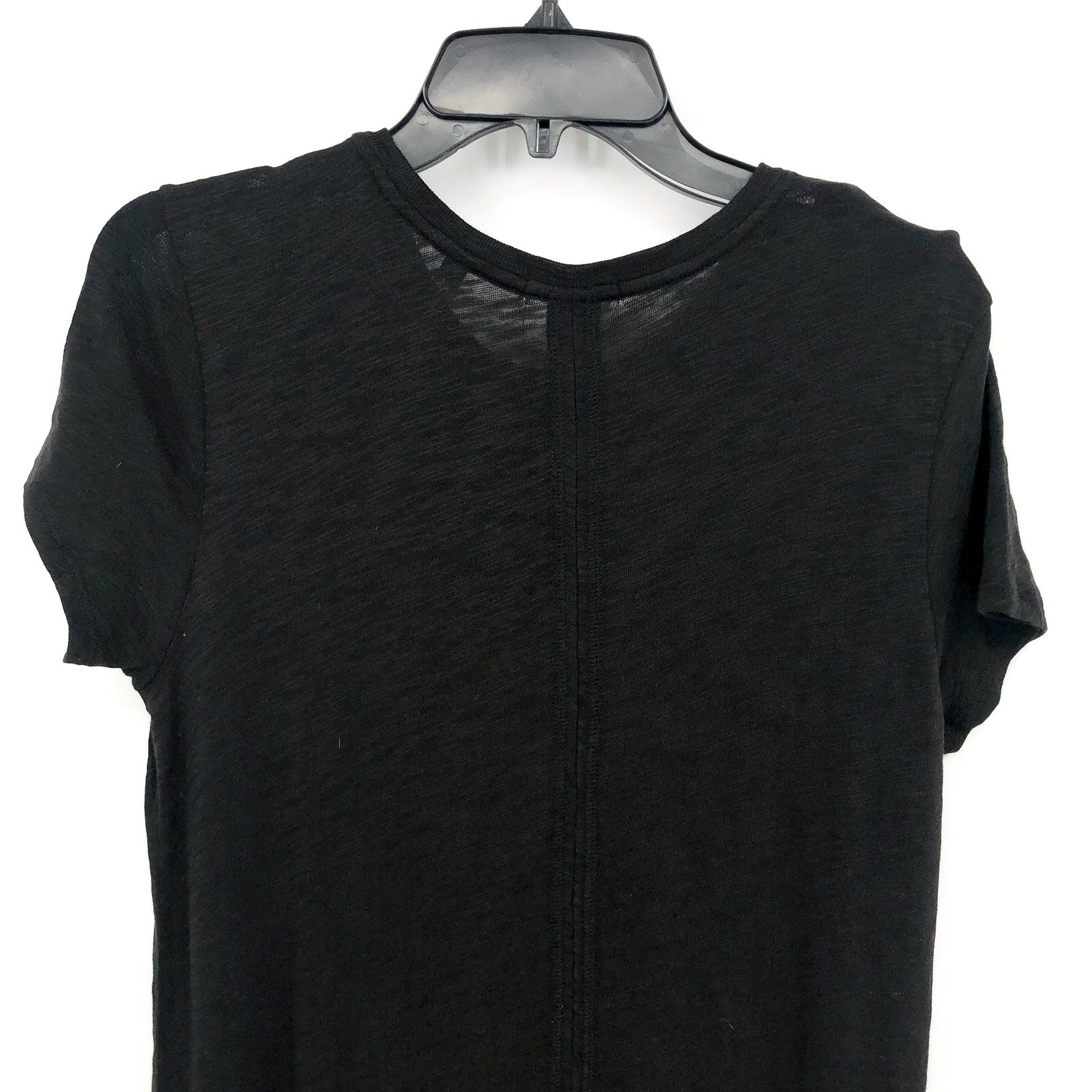 ATM ANTHONY THOMAS MELILLO Tee Midi Dress Small Black Crewneck Short Sleeve NWT