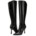 Sam Edelman Womens Elia Above Knee Boots US 6.5 M WIDE CALF Black Leather NIB