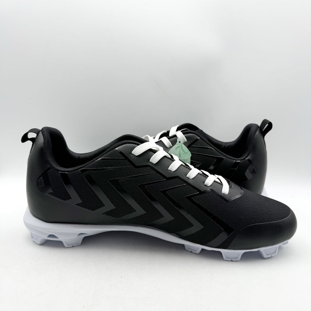 Rawlings Mens Savage Low Baseball Cleats US 11 EU 44 Black White Athletic NIB