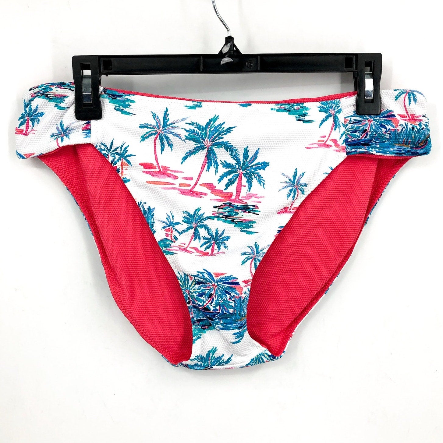 TOMMY BAHAMA Island Cays Tropical Rev Hipster Bikini Bottoms Small White NWT