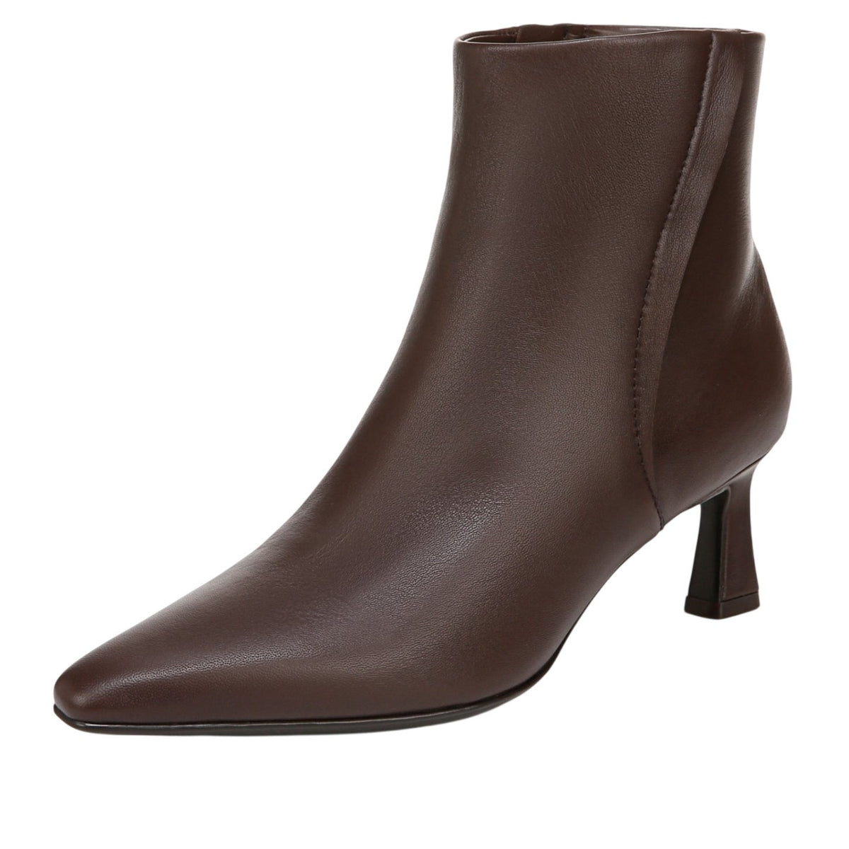 NATURALIZER Womens Deesha Ankle Booties Size 8 EU 38 Brown Leather Heels NIB