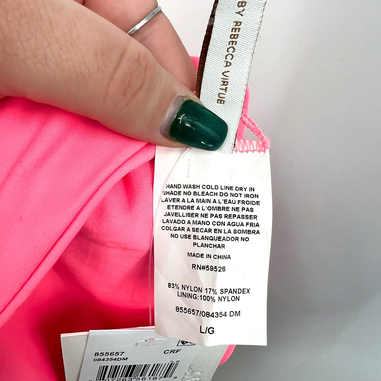 BECCA Womens Coast Adela Hipster Bikini Bottom Large Pink Coral Reef Shirred NWT