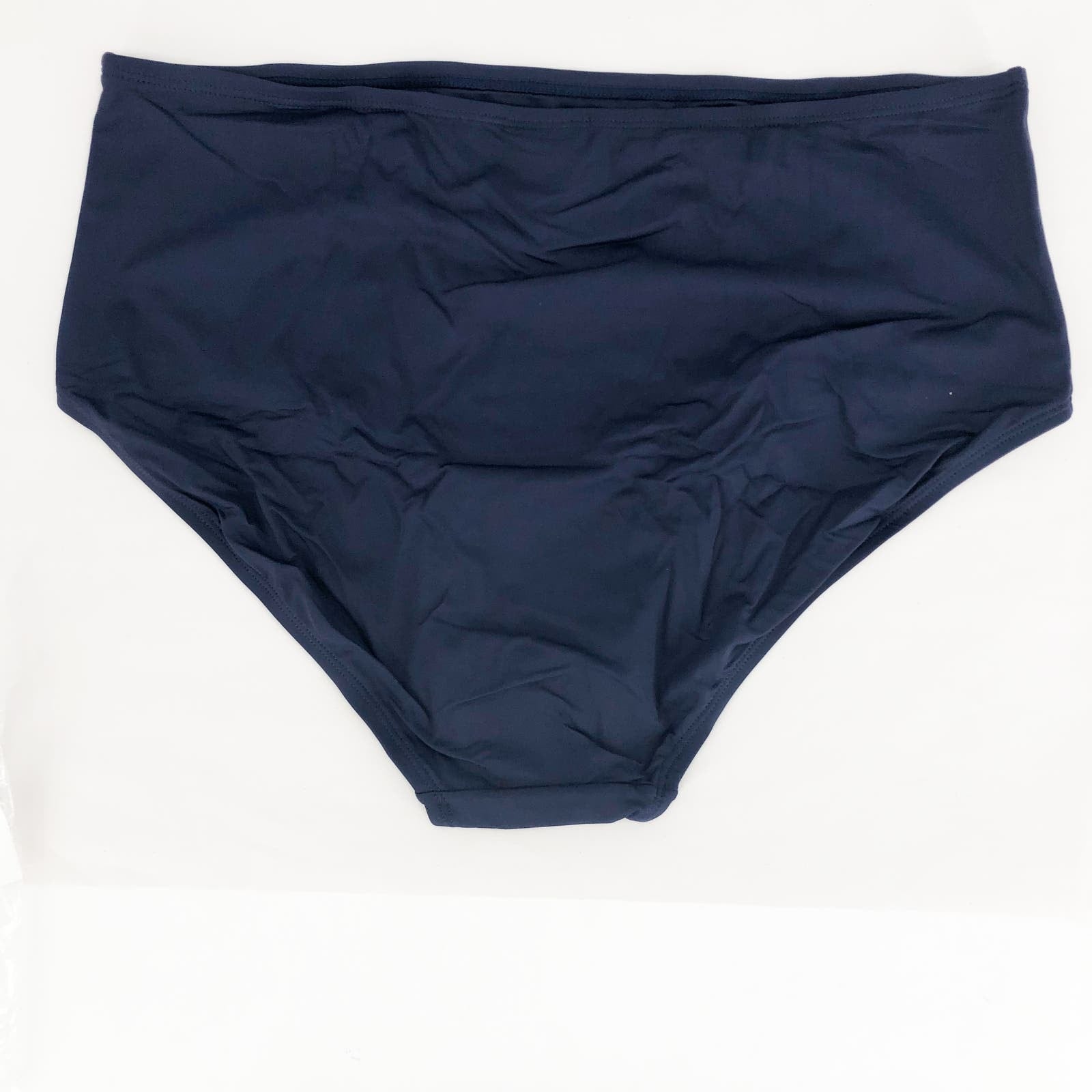 ANDIE SWIM High Waisted Bottom XS Navy Blue Full Coverage Swimsuit NWT