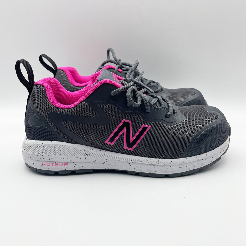 New Balance Womens Logic Work Shoes Size 6.5 Grey Comp Toe EH PR SR Sneakers NIB