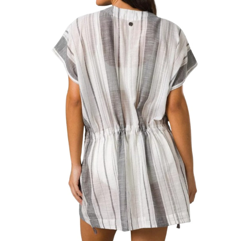 PRANA Women's Marina Bay Tunic Cover Up Small Charcoal Gray Cotton Dress NWT