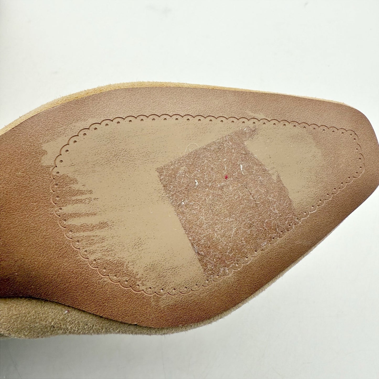 Franco Sarto Womens Alexandria Heeled Ankle Bootie US 6.5 M Brown Suede NWOB