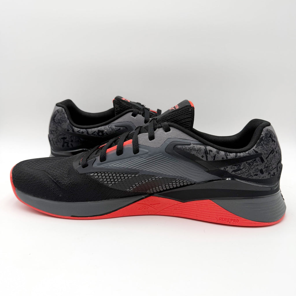 Reebok Mens Nano X4 Training Sneakers US 14 EU 48.5 Black Orange Athletic NWOB