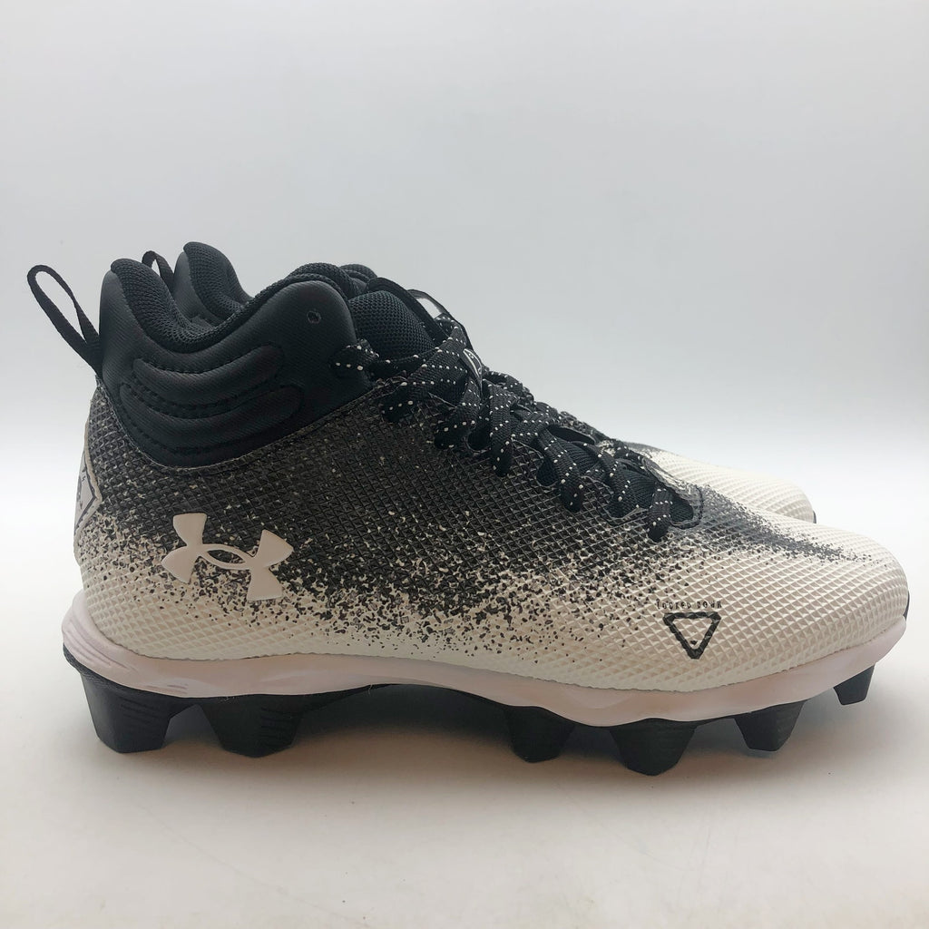 Under Armour Boys Spotlight Franchise RM 2.0 Football Cleats Size 4.5 Black NWOB