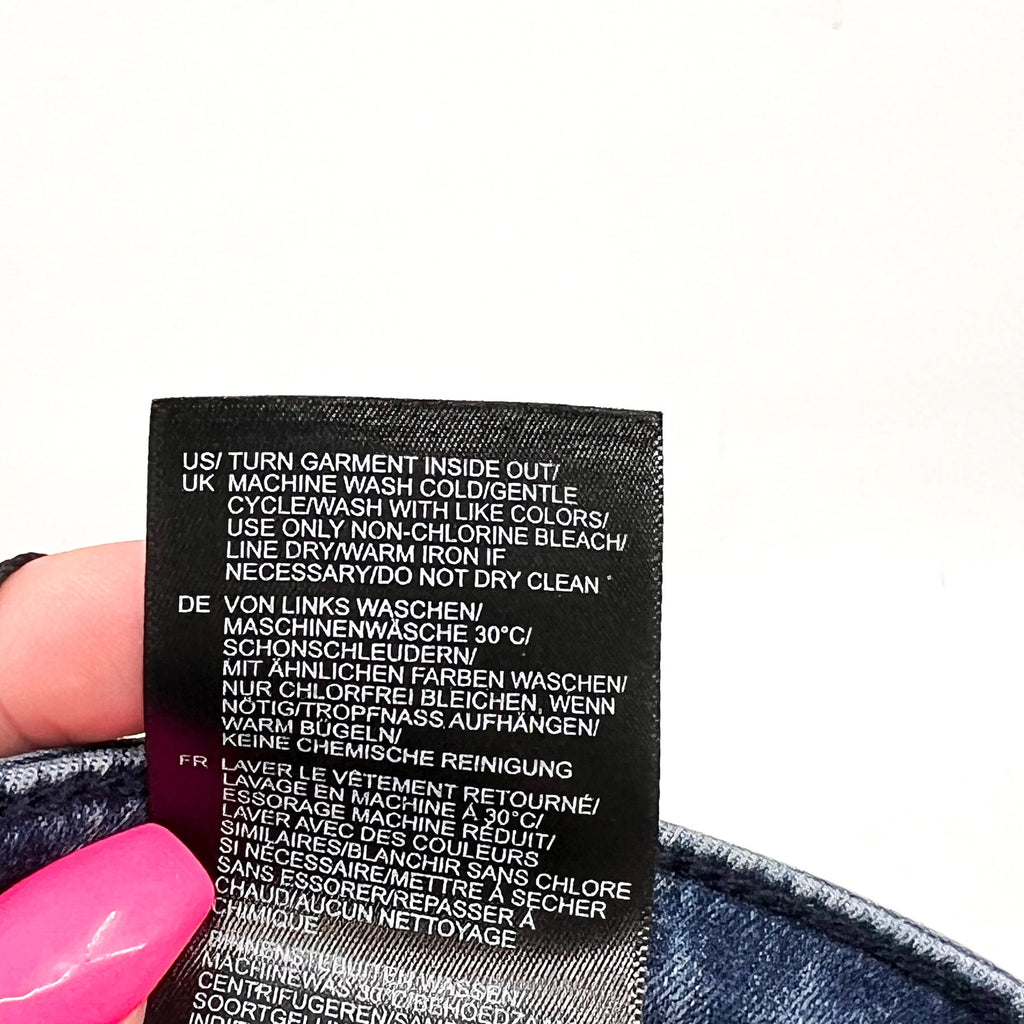 NYDJ Curves 360 Womens Slim Straight Crop Jeans Size 10 Caliente Blue NWT