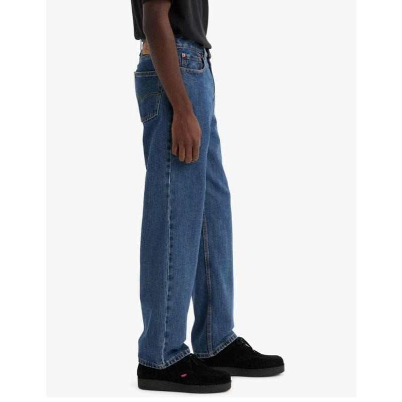 LEVI'S Men's 505 Straight Leg Jeans 33x34 Blue Dark Stonewash NWOT 005054886