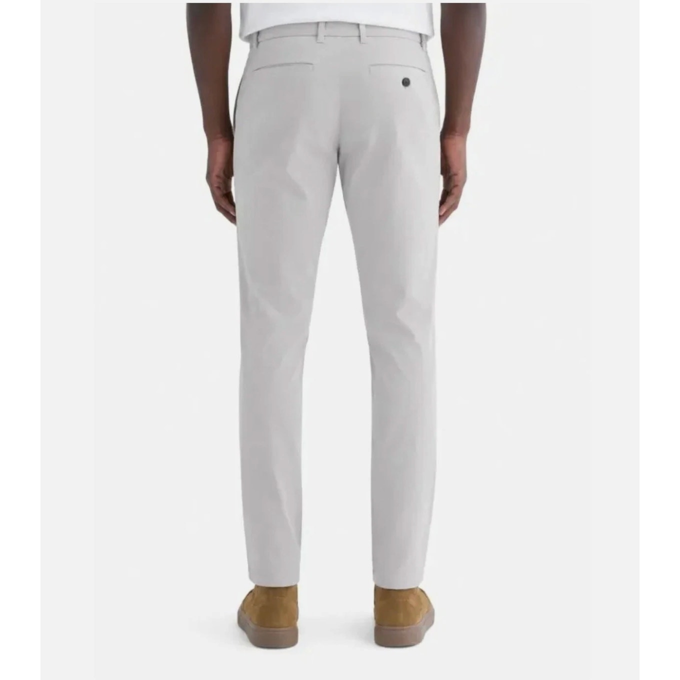 EVERLANE Men's Uniform Performance Chinos 34x32 Stone Gray Slim Fit Pants NWT