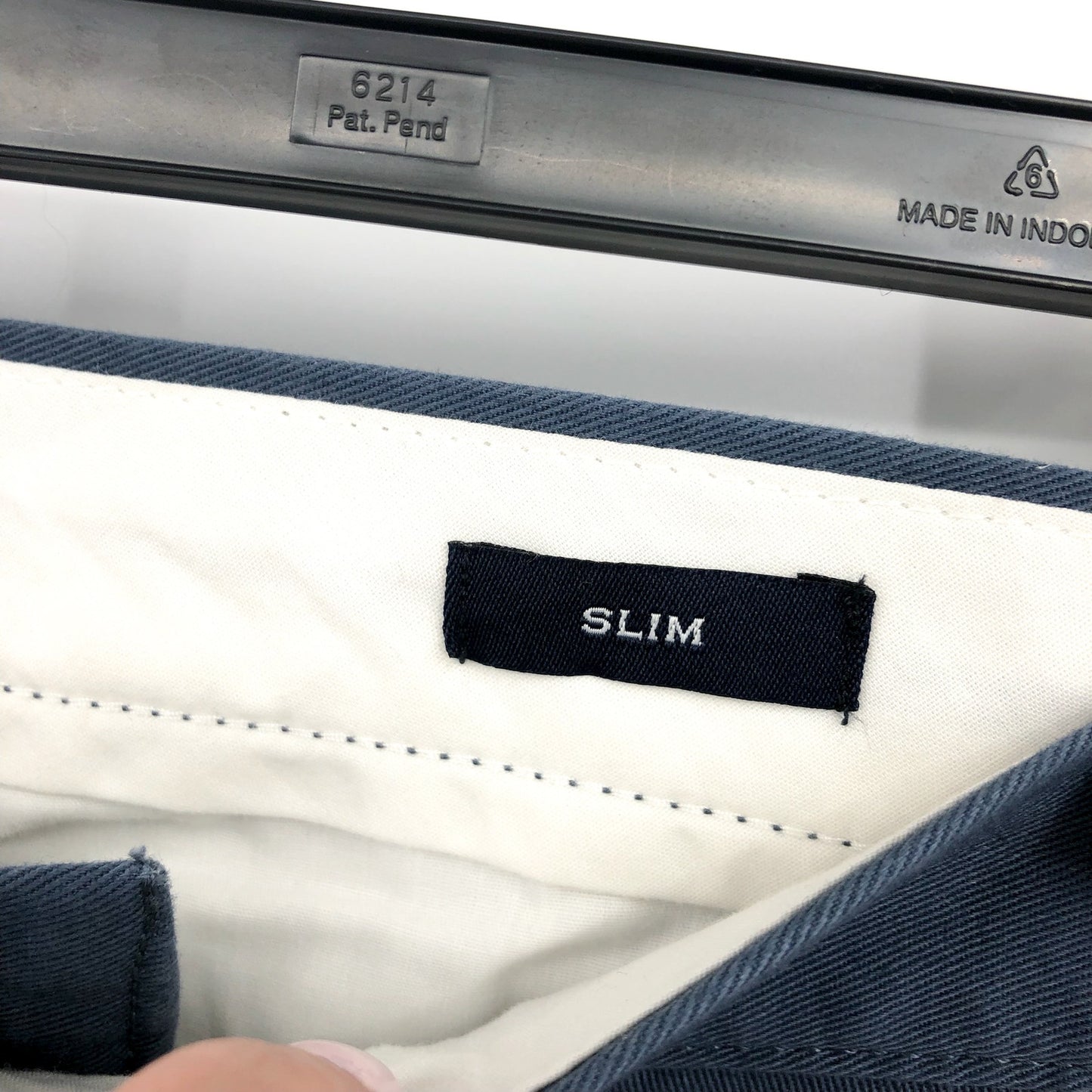 J.CREW Men's Slim-fit Flex Chino Pants Size 30x30 Overcast Blue Flat Front NWOT