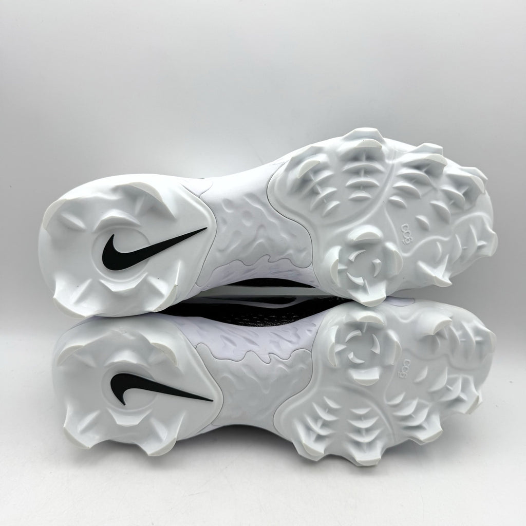 Nike Mens Alpha Huarache Elite 4 Low MCS Baseball Cleats US 11 White FD6255 NWOB