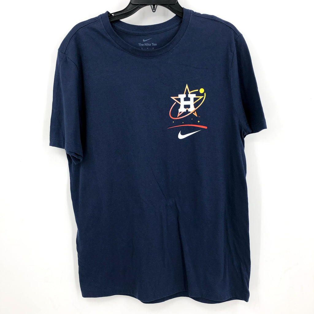 NIKE Mens Houston Astros City Connect 2-Hit T Shirt Small Atlas Blue NWT N19944B