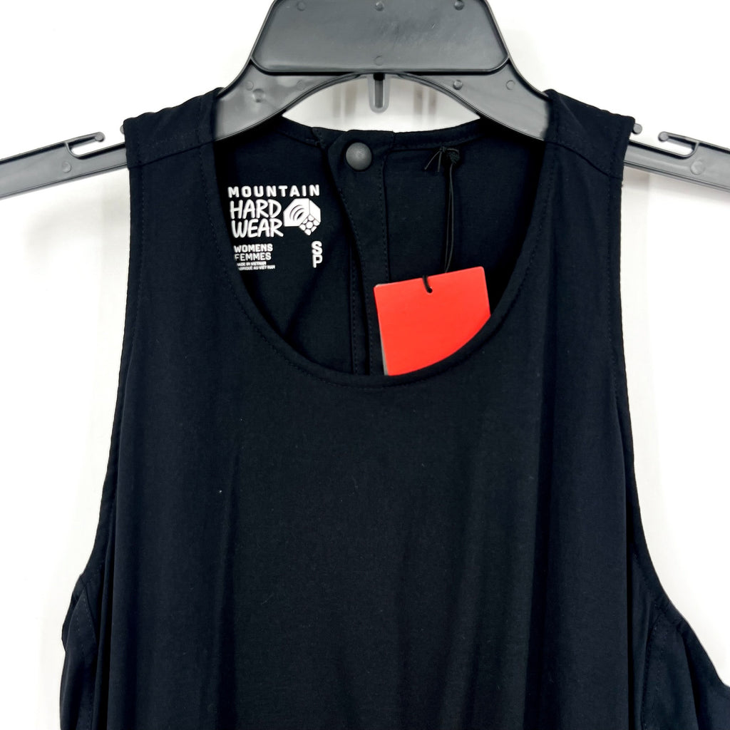 Mountain Hardware Womens Dynama Romper Small Black Sleeveless Jumpsuit NWT