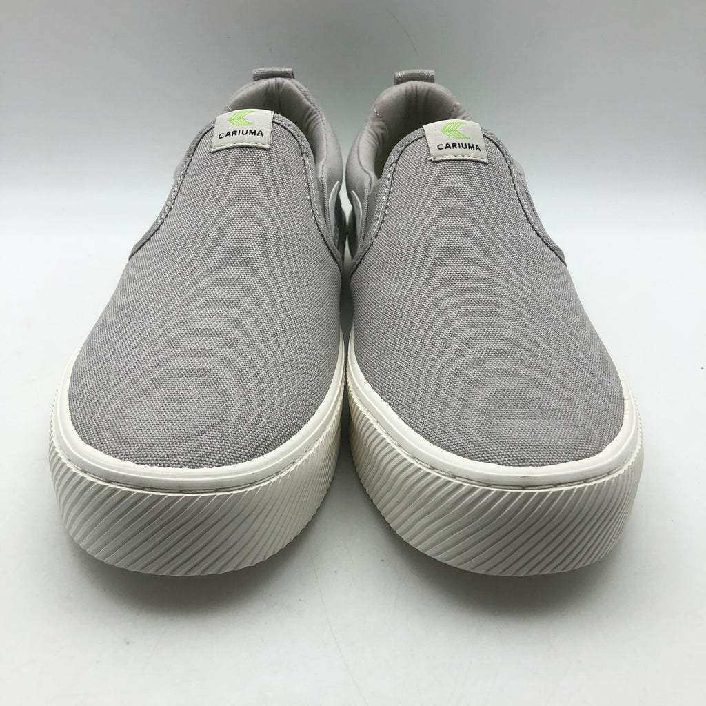 Cariuma Women's Canvas Slip On Casual Sneakers Size 7 Light Grey NIB