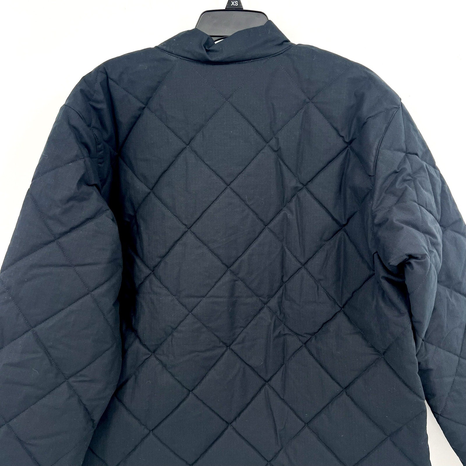 Columbia Mens Rad Padded Jacket Large Black Full Zip Lined Quilted NWT