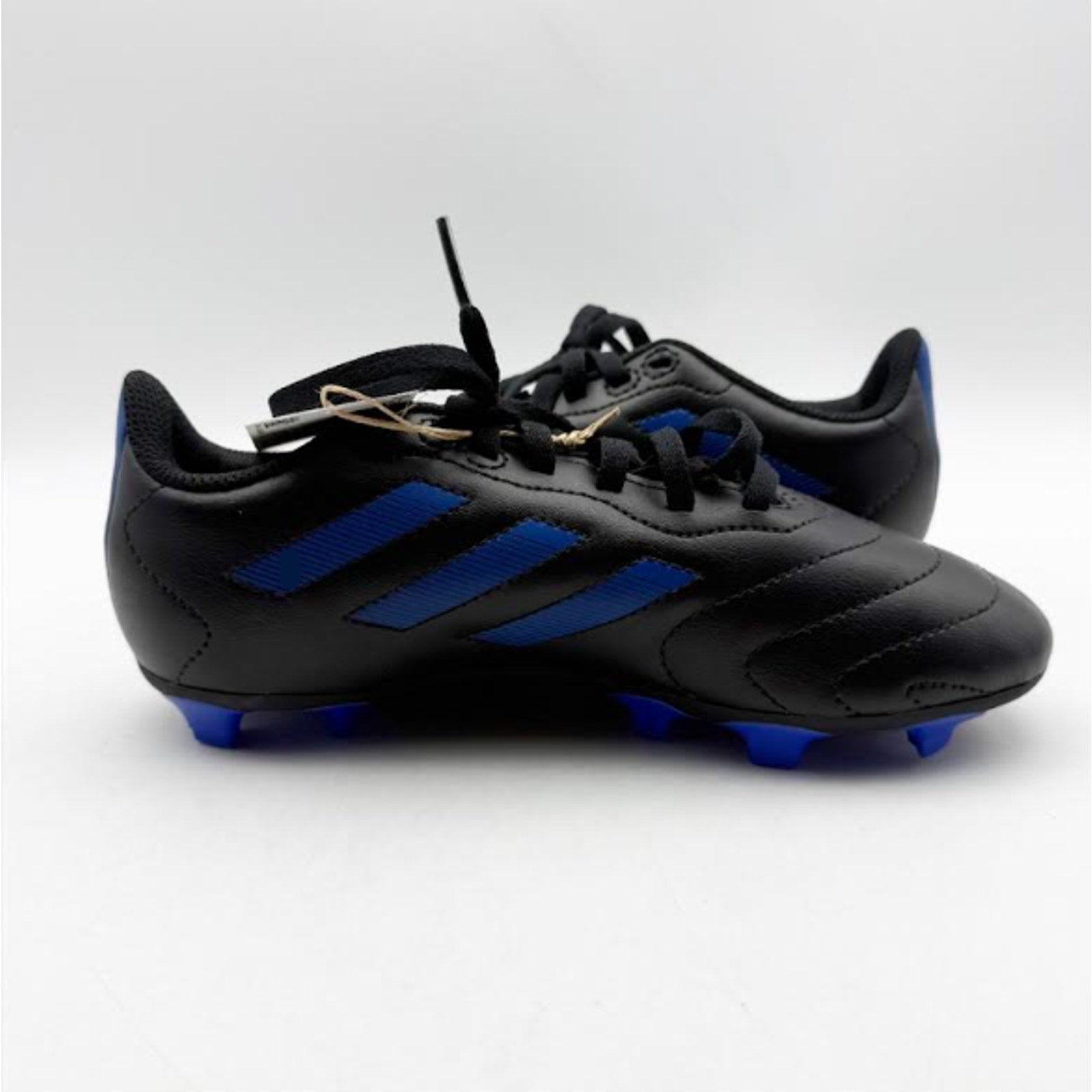 Adidas Youth Goletto VIII Firm Ground Soccer Cleats Size 5 Black Blue NWOB