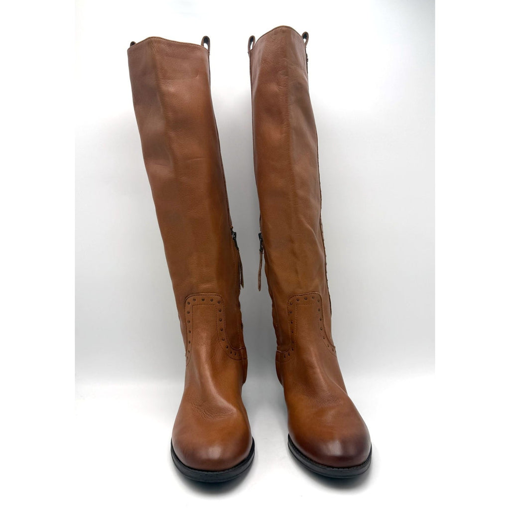Sam Edelman Womens Prina Knee High Riding Boots Size 8 EU 38 Light Brown NWOB
