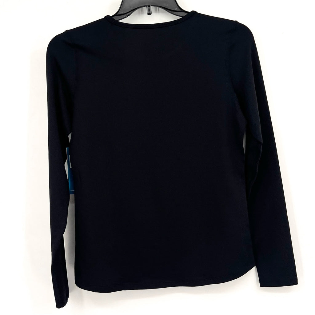 HOT CHILLYS Women's Micro-Elite Chamois Crewneck Shirt Medium Black NWT