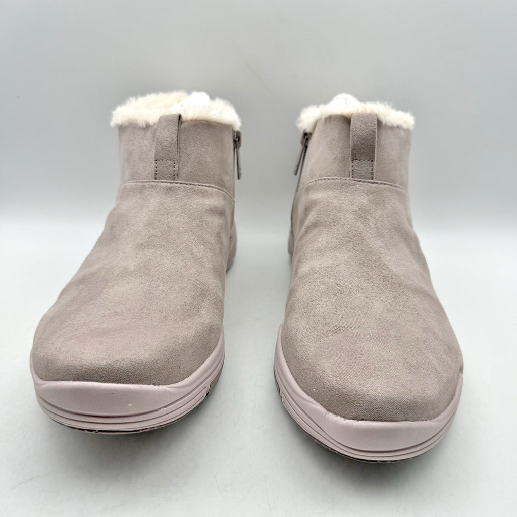 Ryka Womens Amber Ankle Boots Size 11 M EU 42 Pink Taupe Suede NIB