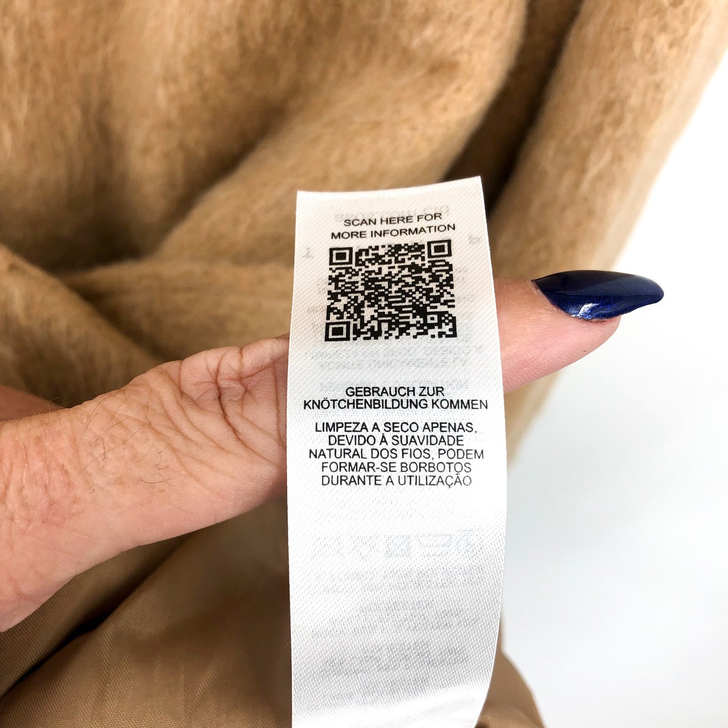 TOPSHOP Women's Brushed Belted Shacket Camel Size 2