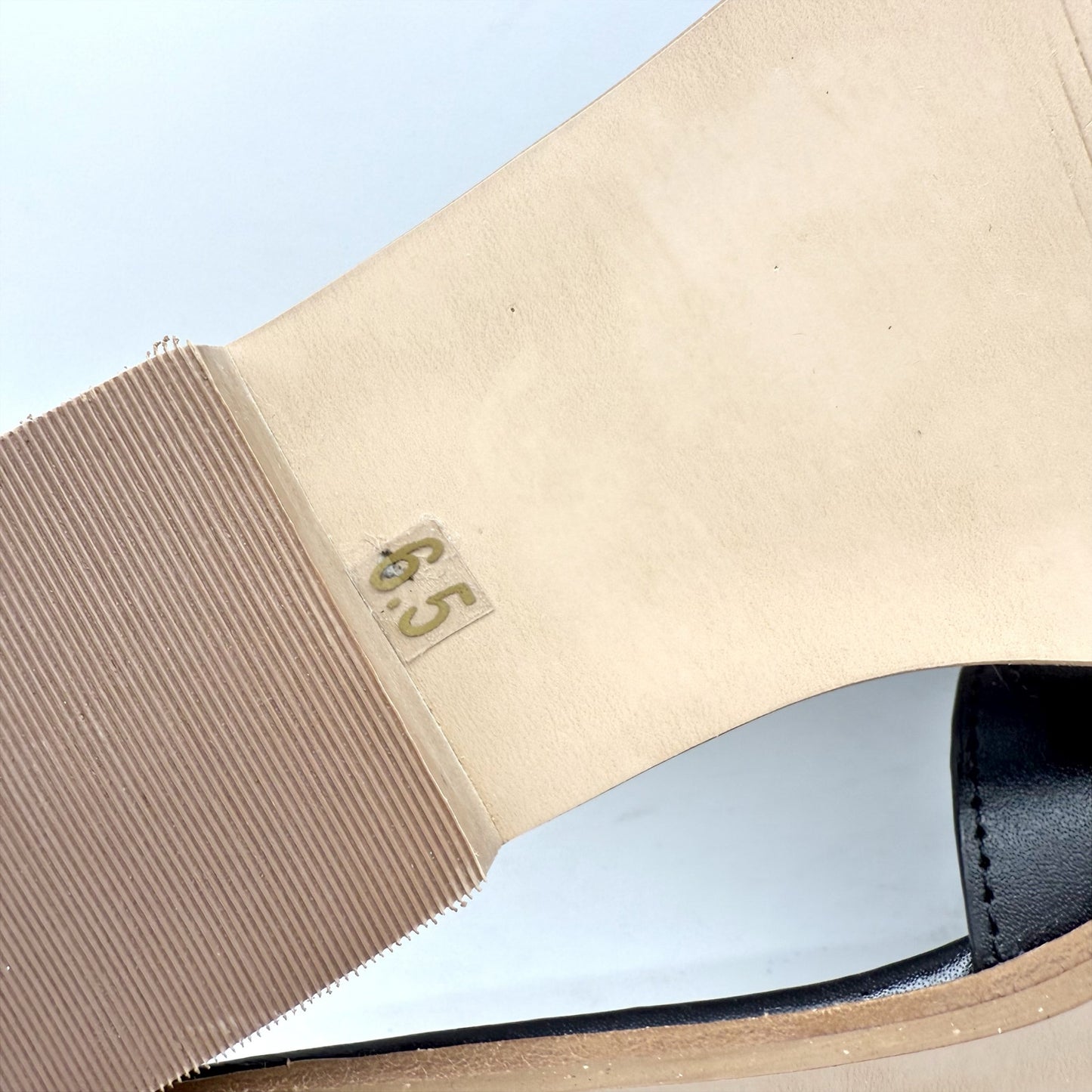 Steve Madden Womens Hadyn Slide Sandals US 6.5 M Black Leather NIB